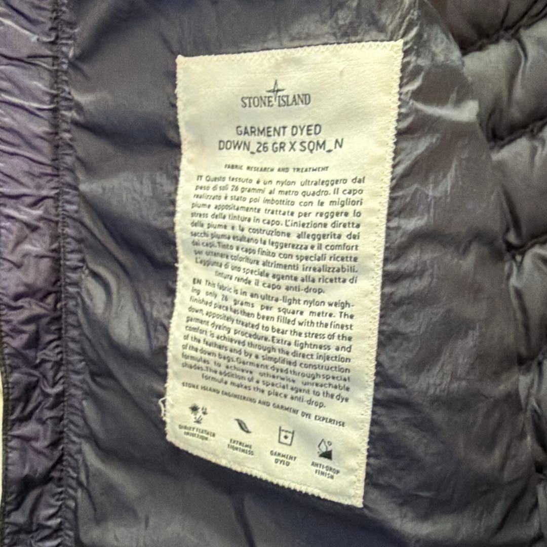 早い者勝ち！STONE  ガーメントダイダウンジャケット S ダーク