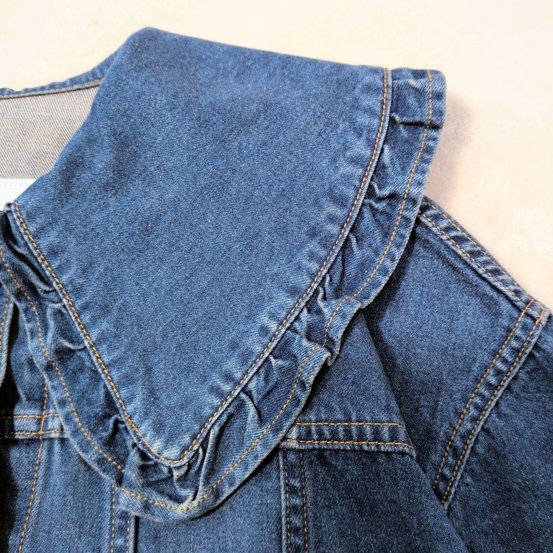 【タグ付】La Buoteque BonBon　デニムジャケット ビッグカラーＦ