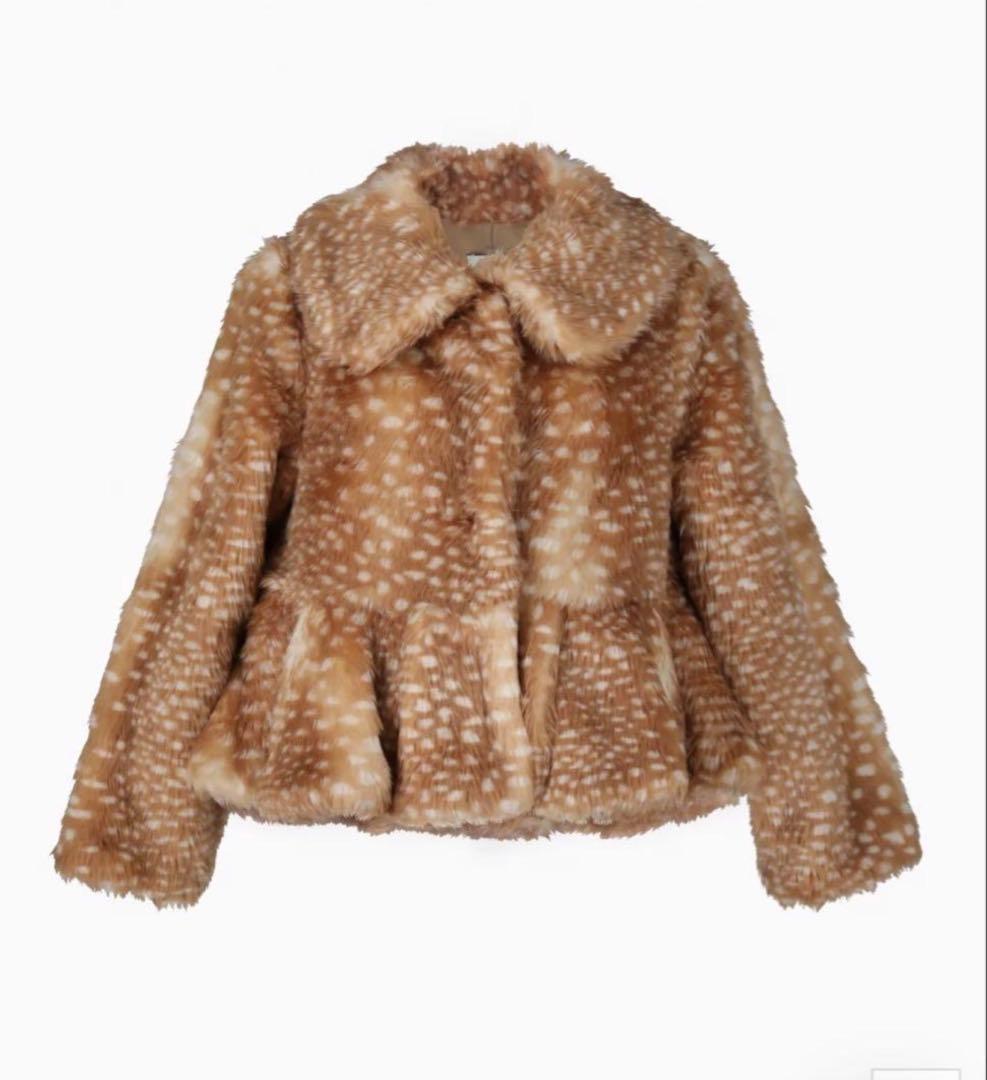 bibiy DORA PEPURAMU FUR COAT バンビ