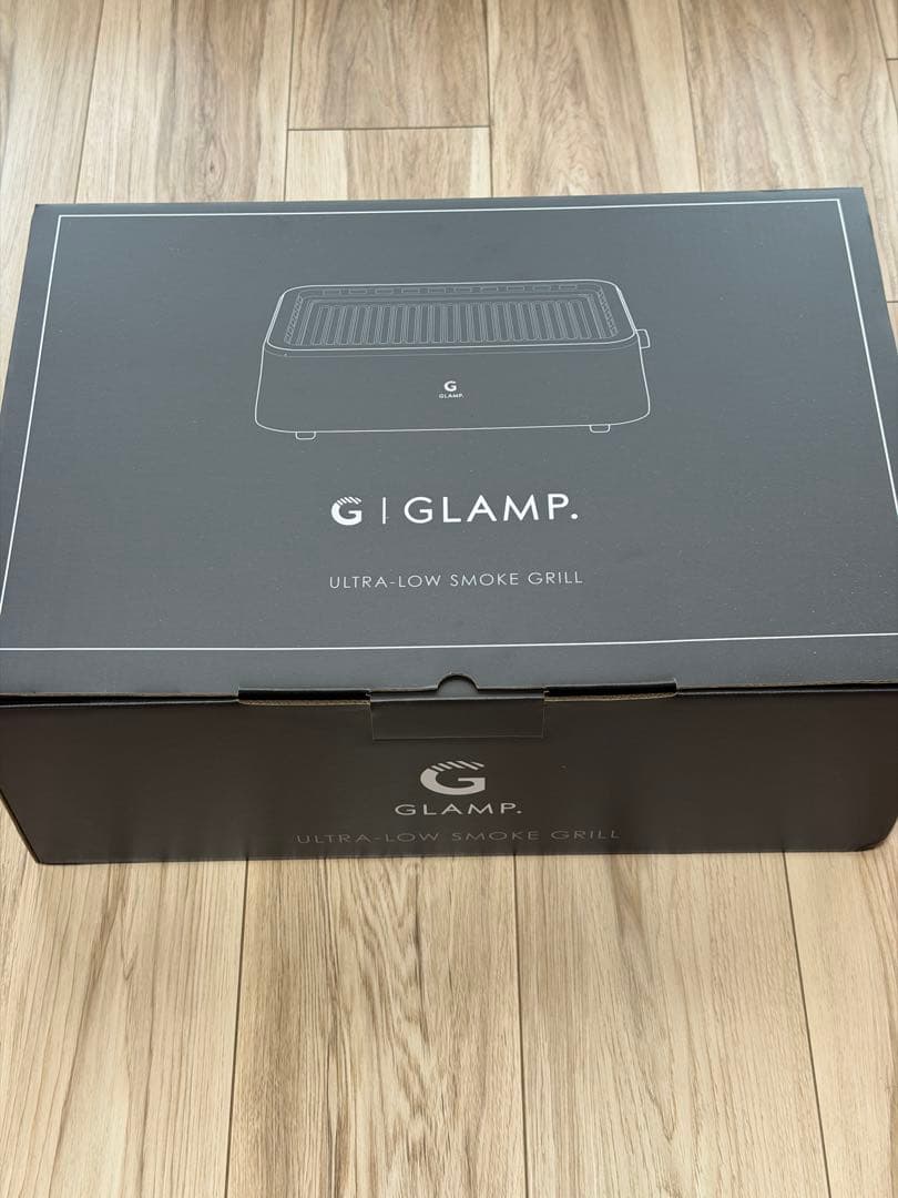 【美品】超少煙グリル GLAMP （グランプ）　SG-01 ブラック