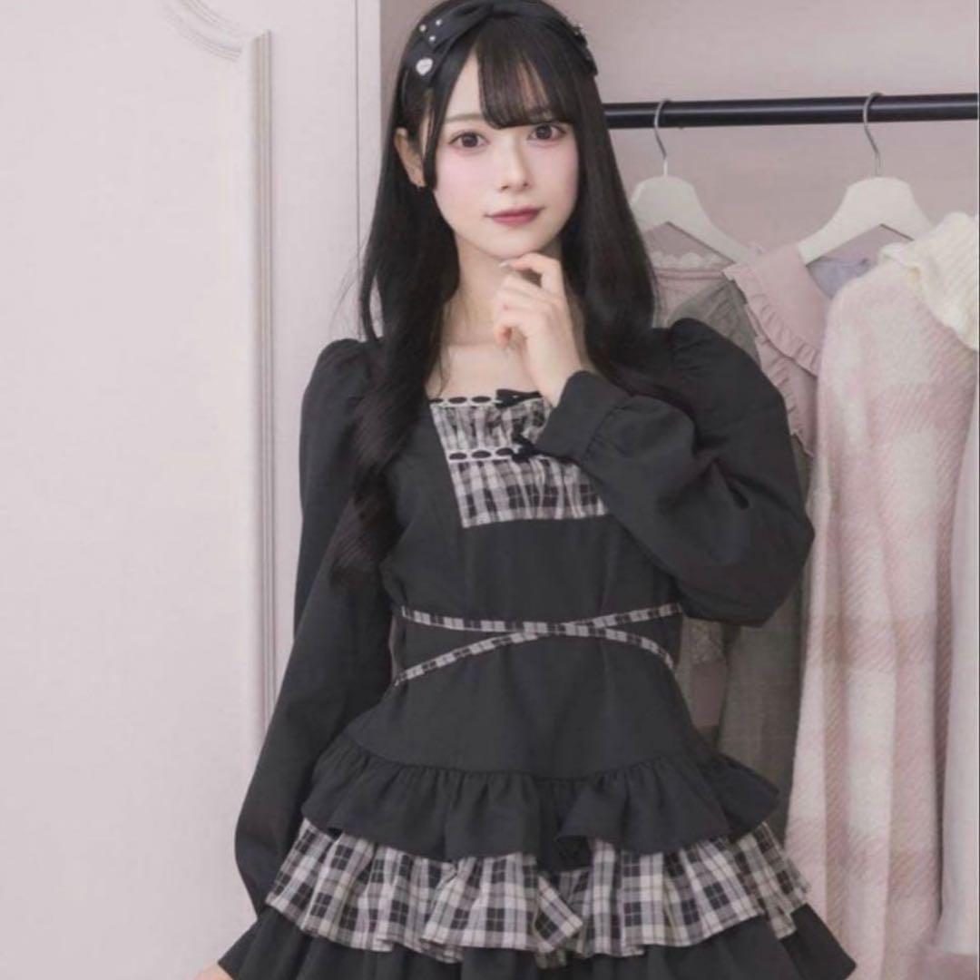 pium ピウム はしごリボンティアードセットアップ