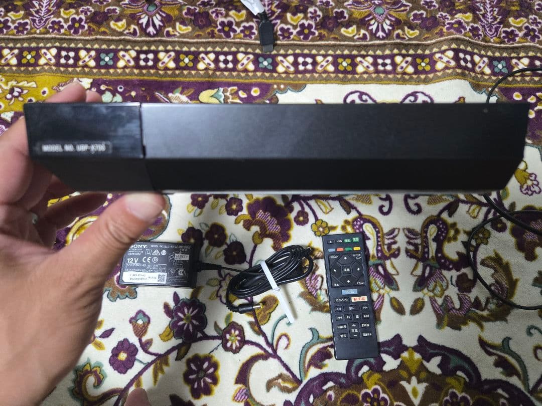 Sony UBP-X700ブルーレイプレーヤー・外付けハードディスク