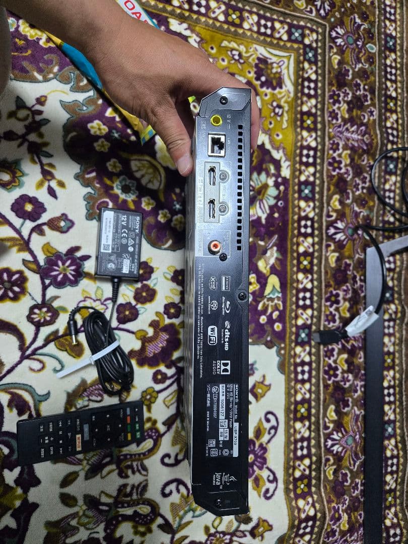 Sony UBP-X700ブルーレイプレーヤー・外付けハードディスク