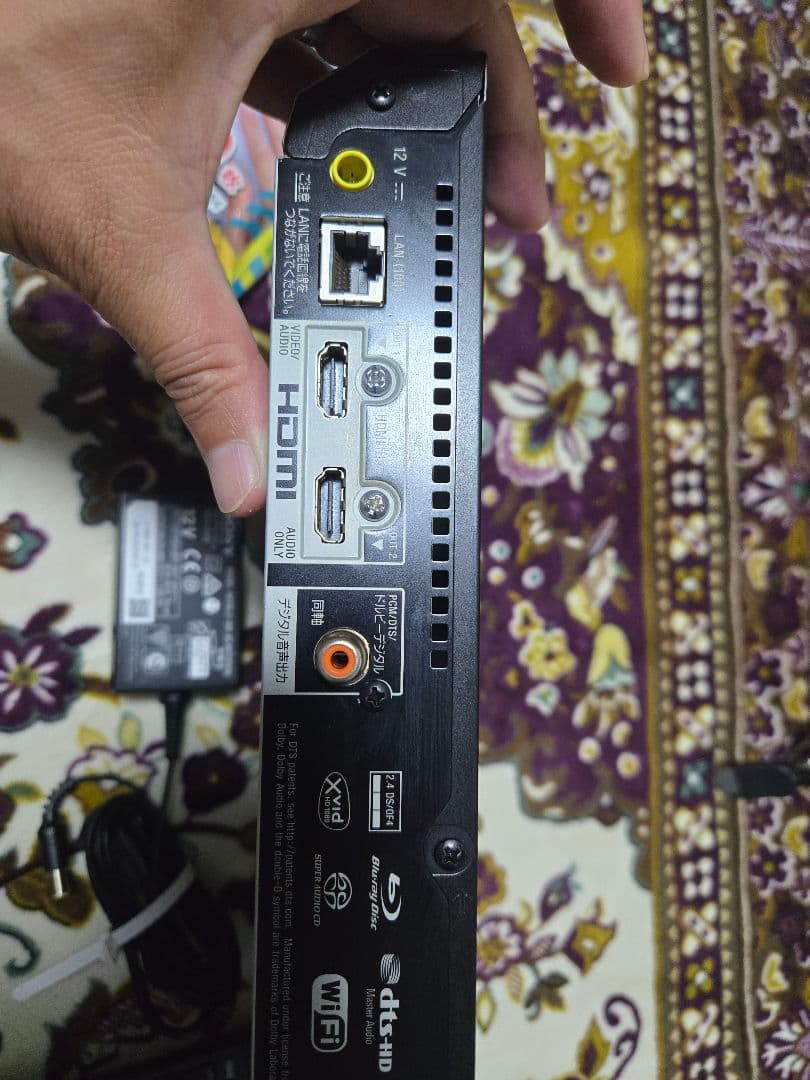 Sony UBP-X700ブルーレイプレーヤー・外付けハードディスク