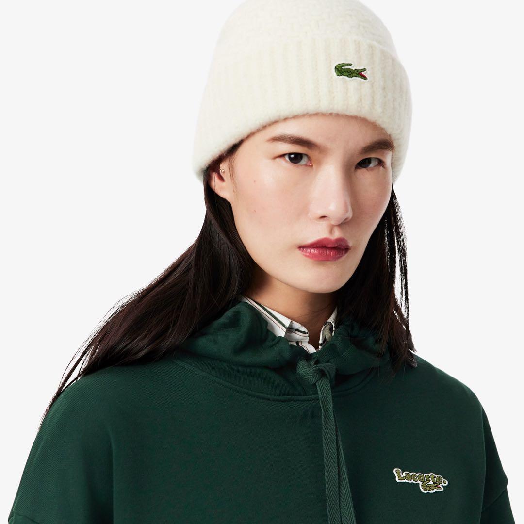 専用　ラコステ　ネーム＆ワニロゴパッチスウェットフーディー