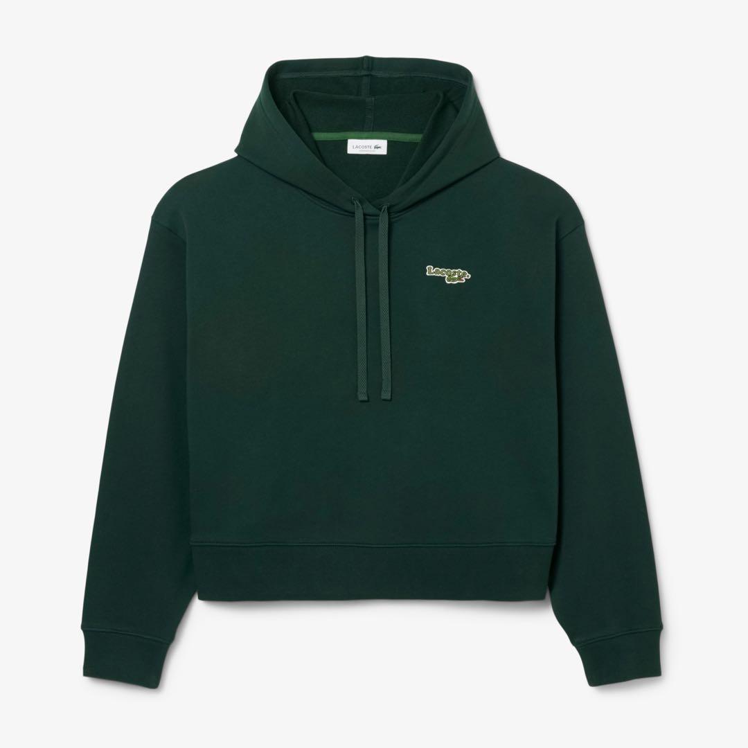 専用　ラコステ　ネーム＆ワニロゴパッチスウェットフーディー