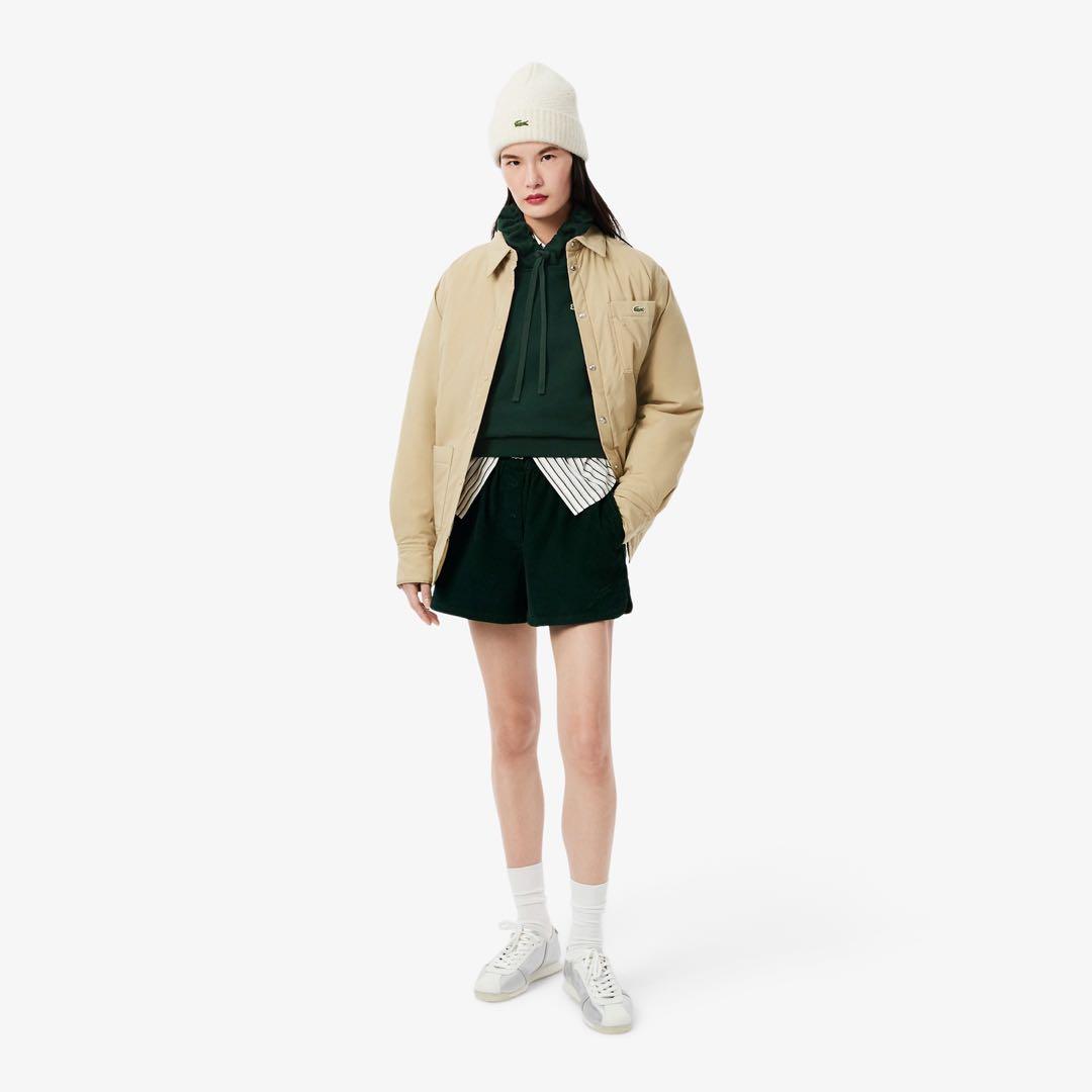 専用　ラコステ　ネーム＆ワニロゴパッチスウェットフーディー