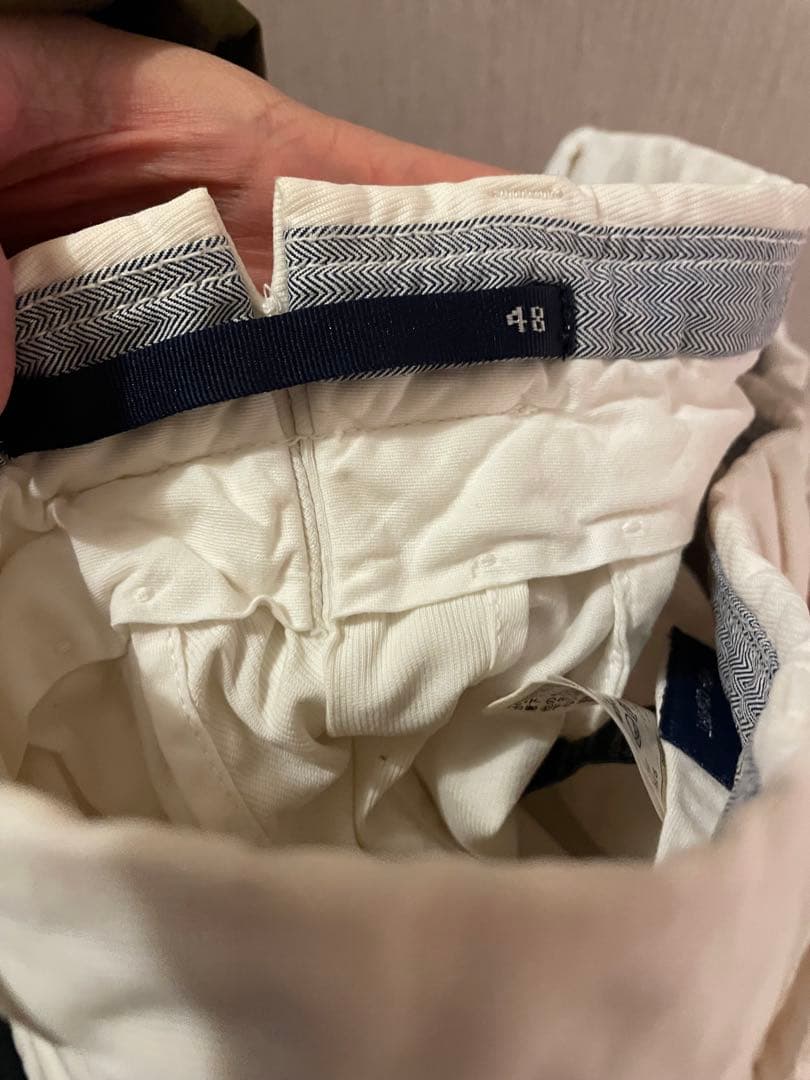 INCOTEXインコテックス　チノスラックス48ホワイト