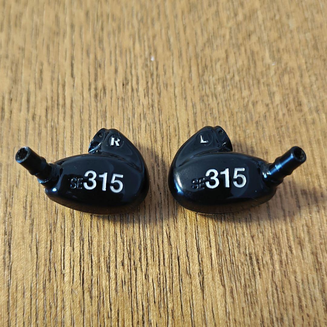 SHURE　イヤフォン　SE315　※ケーブル無し