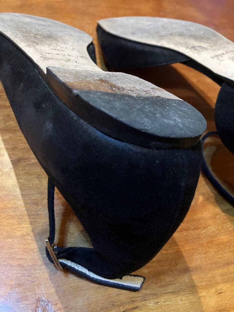 JIMMY CHOO ジミーチュウ　LUCY FLAT 36 1/2 BLACK