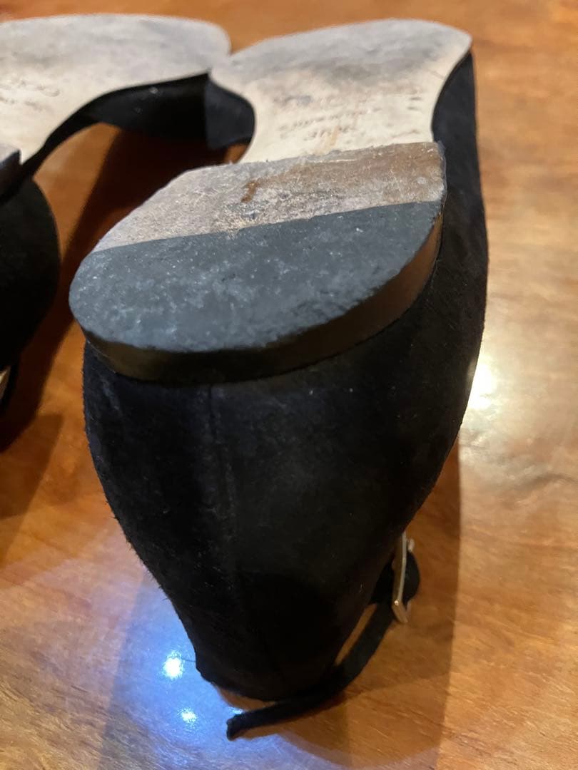 JIMMY CHOO ジミーチュウ　LUCY FLAT 36 1/2 BLACK