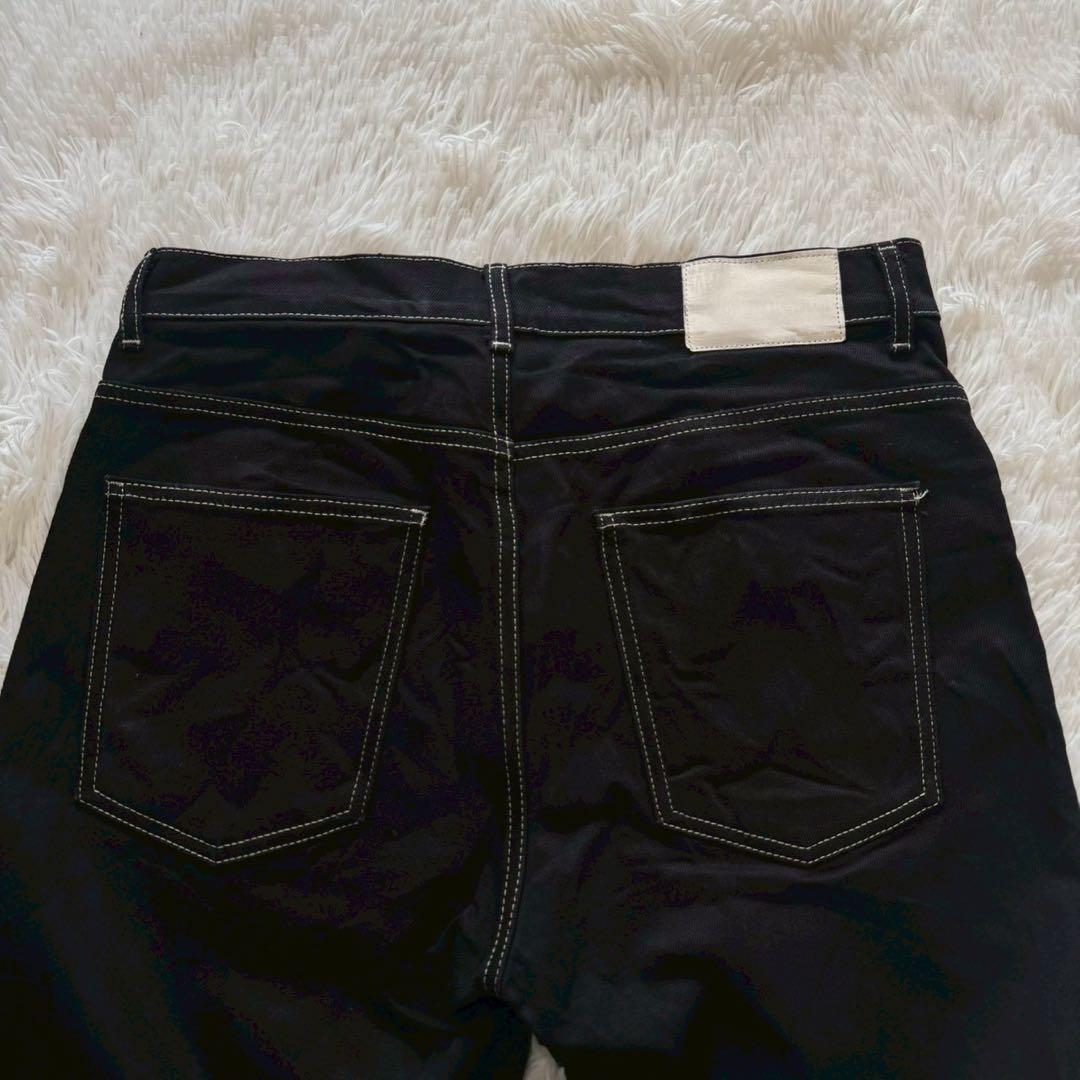 ZARA✨デニム　セットアップ　上下　ブラックデニム　ステッチ　M