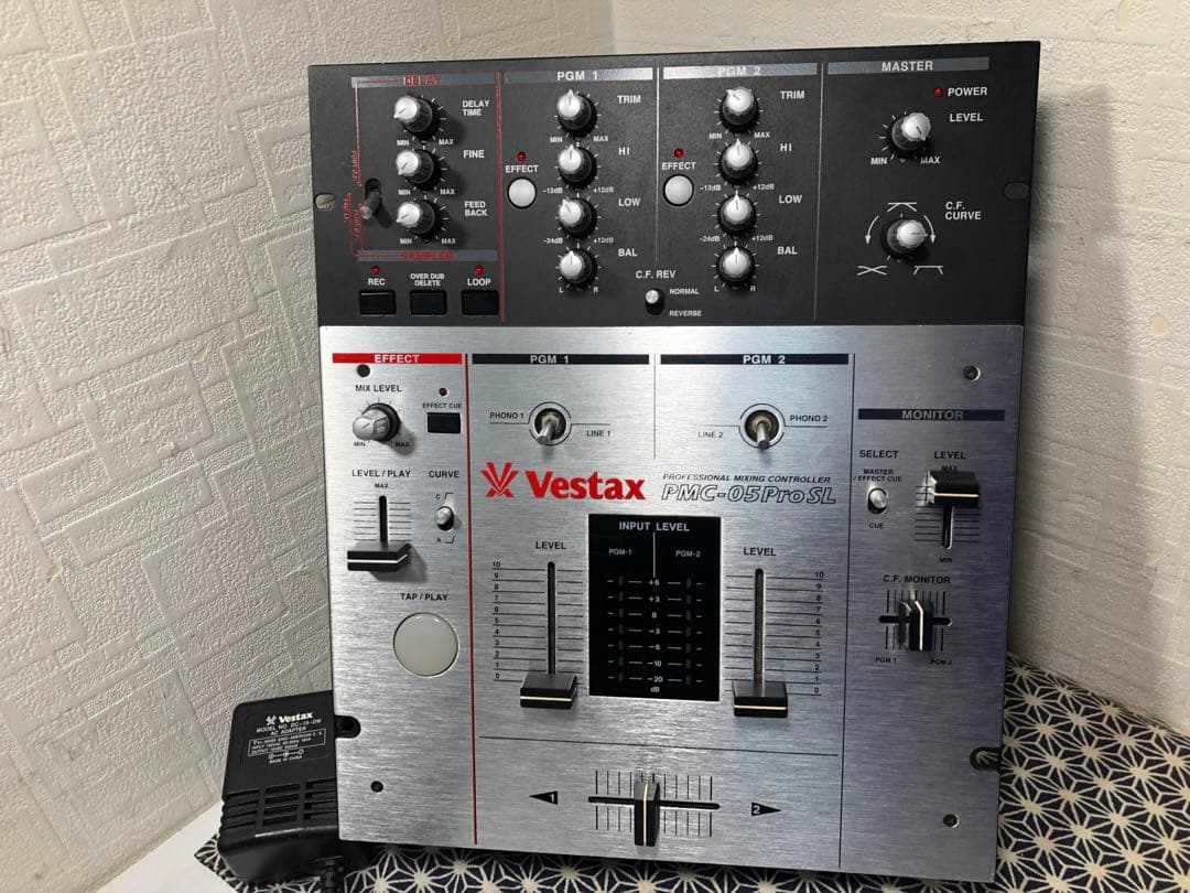 VESTAX PMC-05ProSL フェーダーメンテカットラグ　アダプタ付属