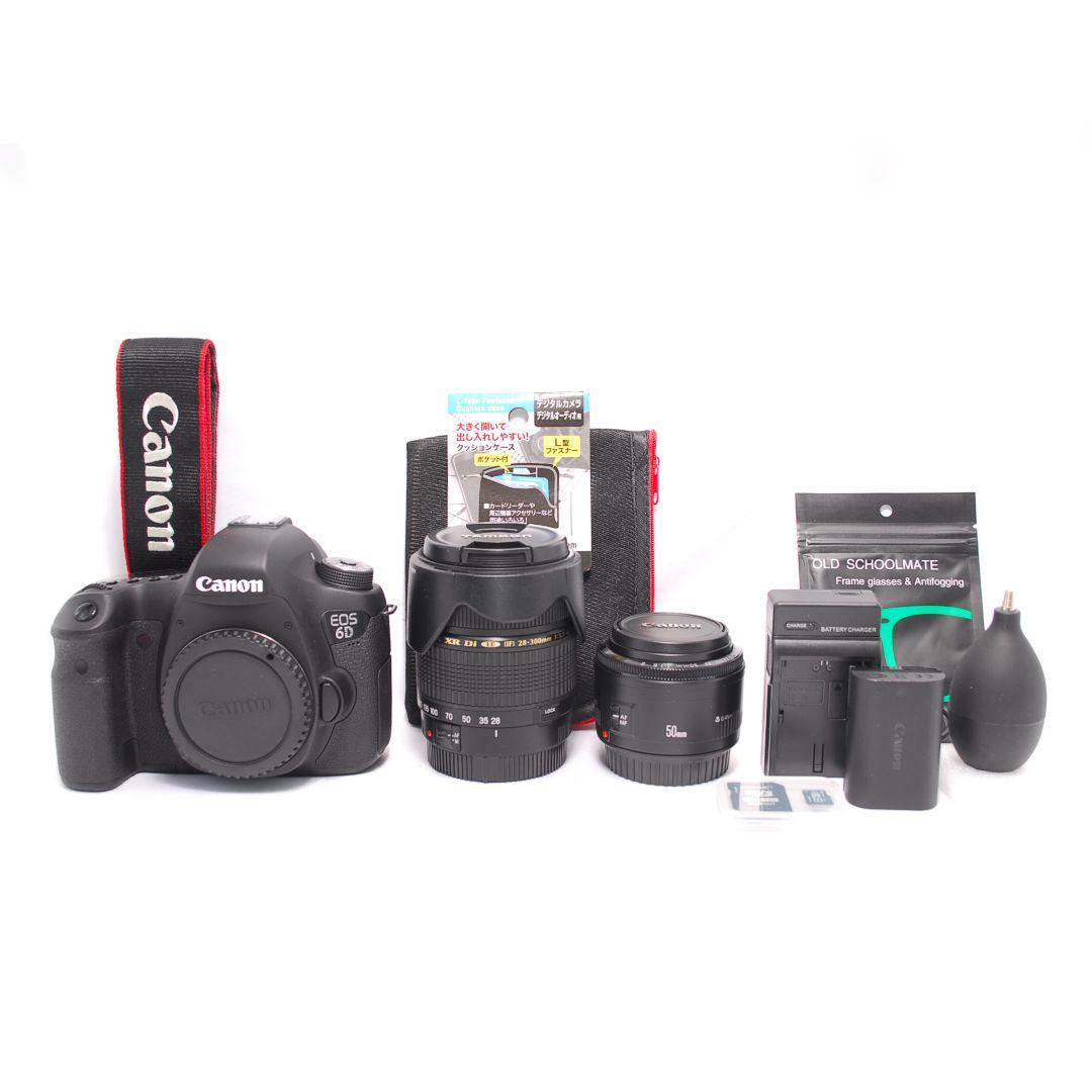 ❤即購入1000円OFF❤Canon 6D 単焦点 50mm ×超望遠万能レンズ