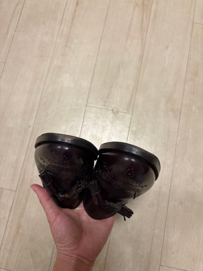 【幻の旧ロゴ】スコッチグレイン タッセルローファー コードバン 25cm