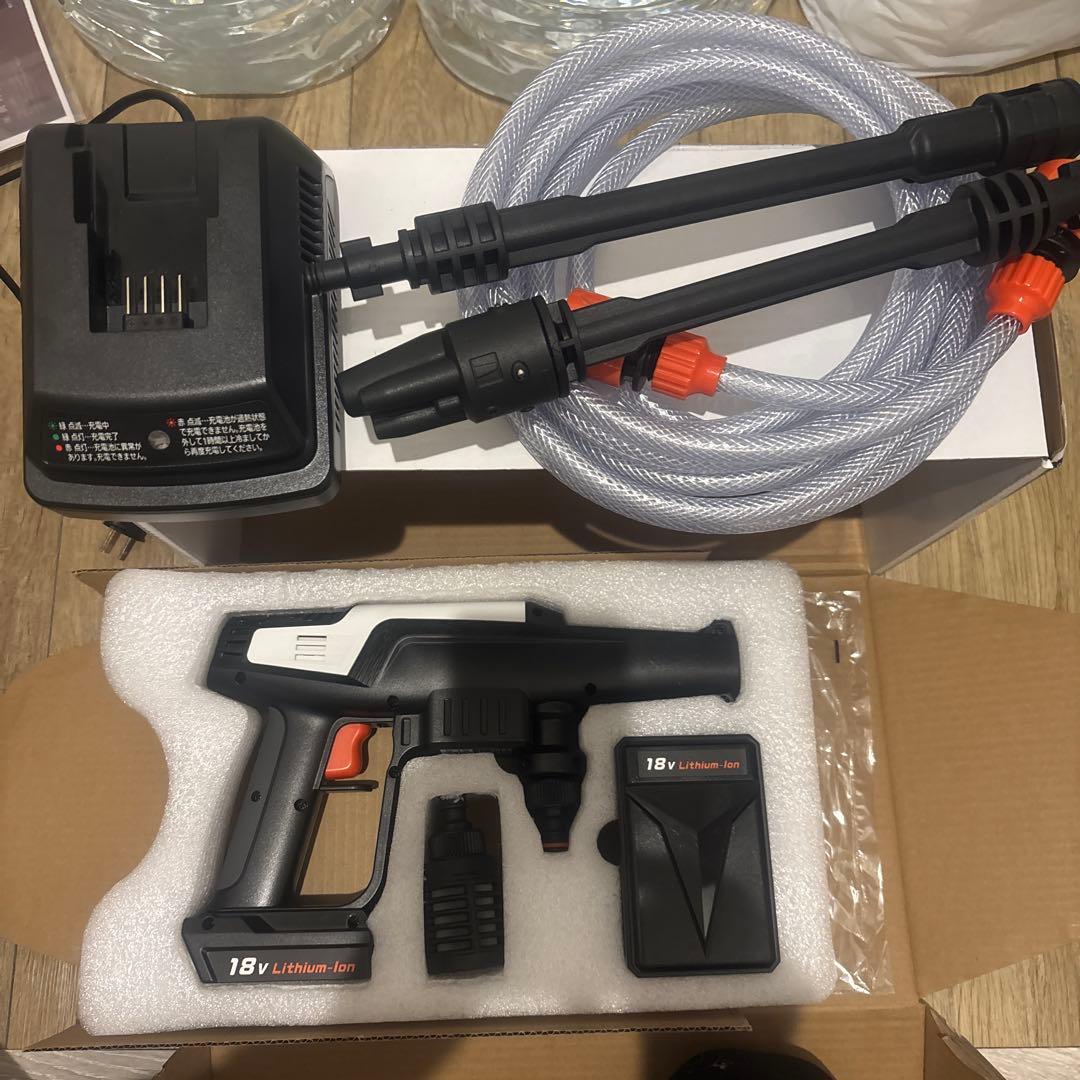 IRIS OHYAMA 充電式高圧洗浄機 JHW-201