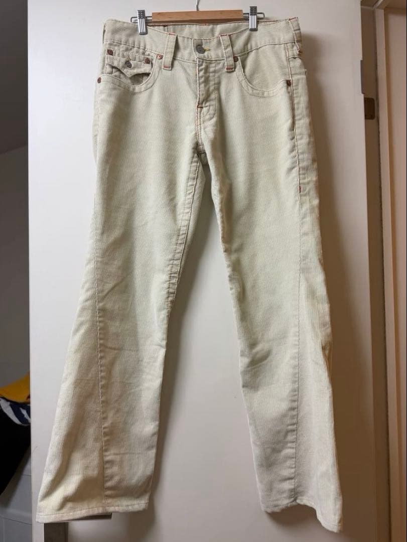 true religion JOEY コーデュロイ　フレアパンツ