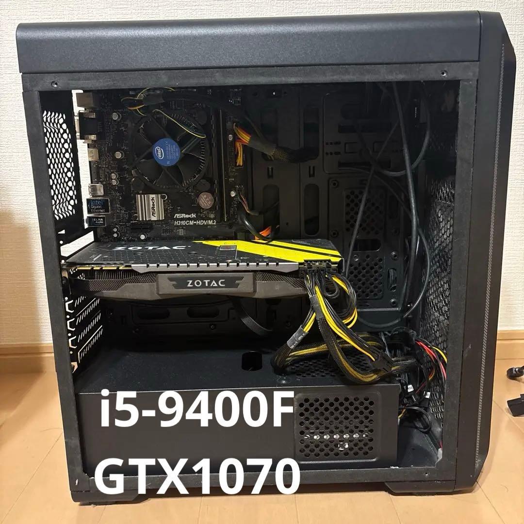 i5 9400F Windows11 良コスパゲーミングPC GTX1070