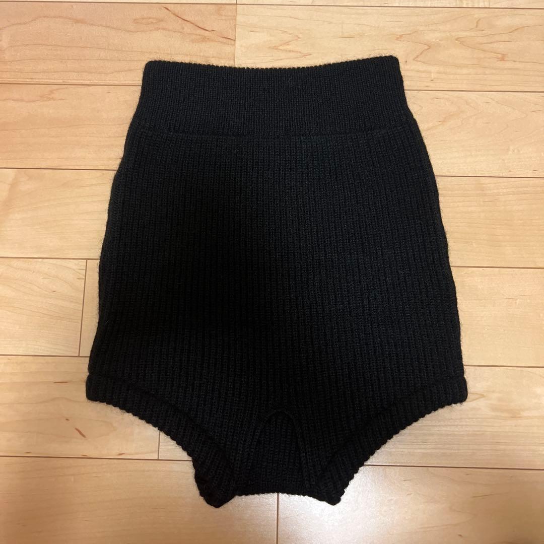 新品未使用 フミカウチダ ニットショートパンツ ニットブルマ 今期新作 34
