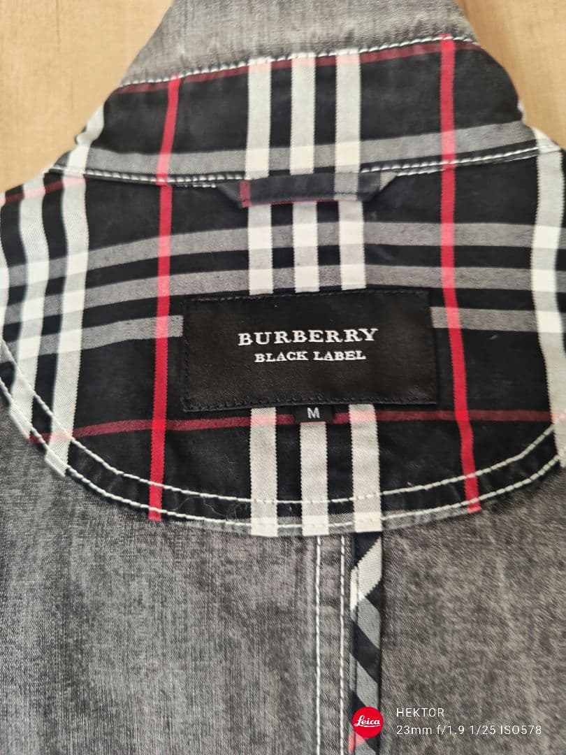 値下げ！希少BURBERRY BLACK LABEL デニムジャケット M