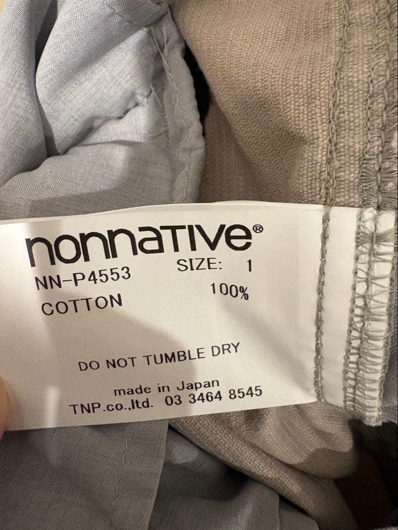 nonnative × GRAMICCIウォーカーイージーパンツコーデュロイ