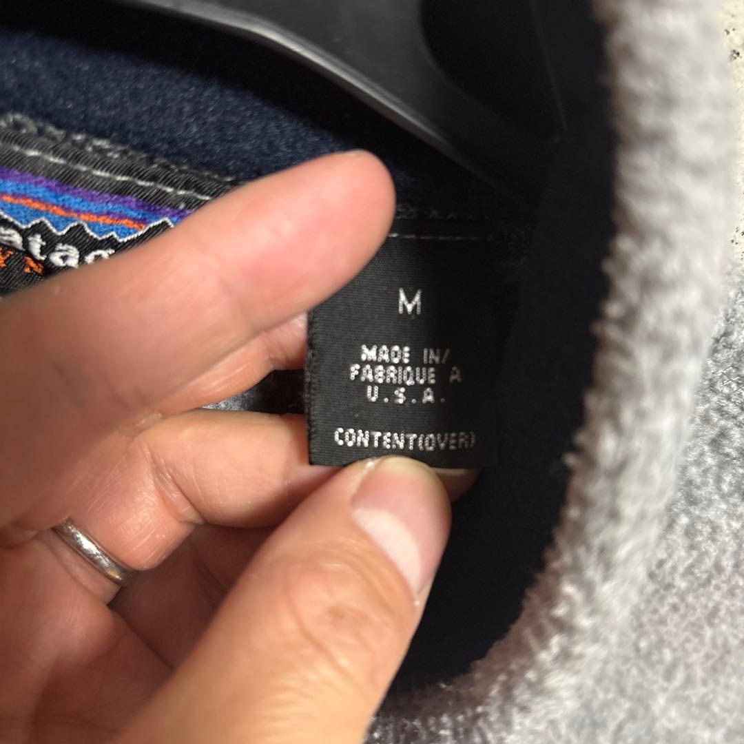 パタゴニア　シンチラフリース　ベスト　made in USA サイズM
