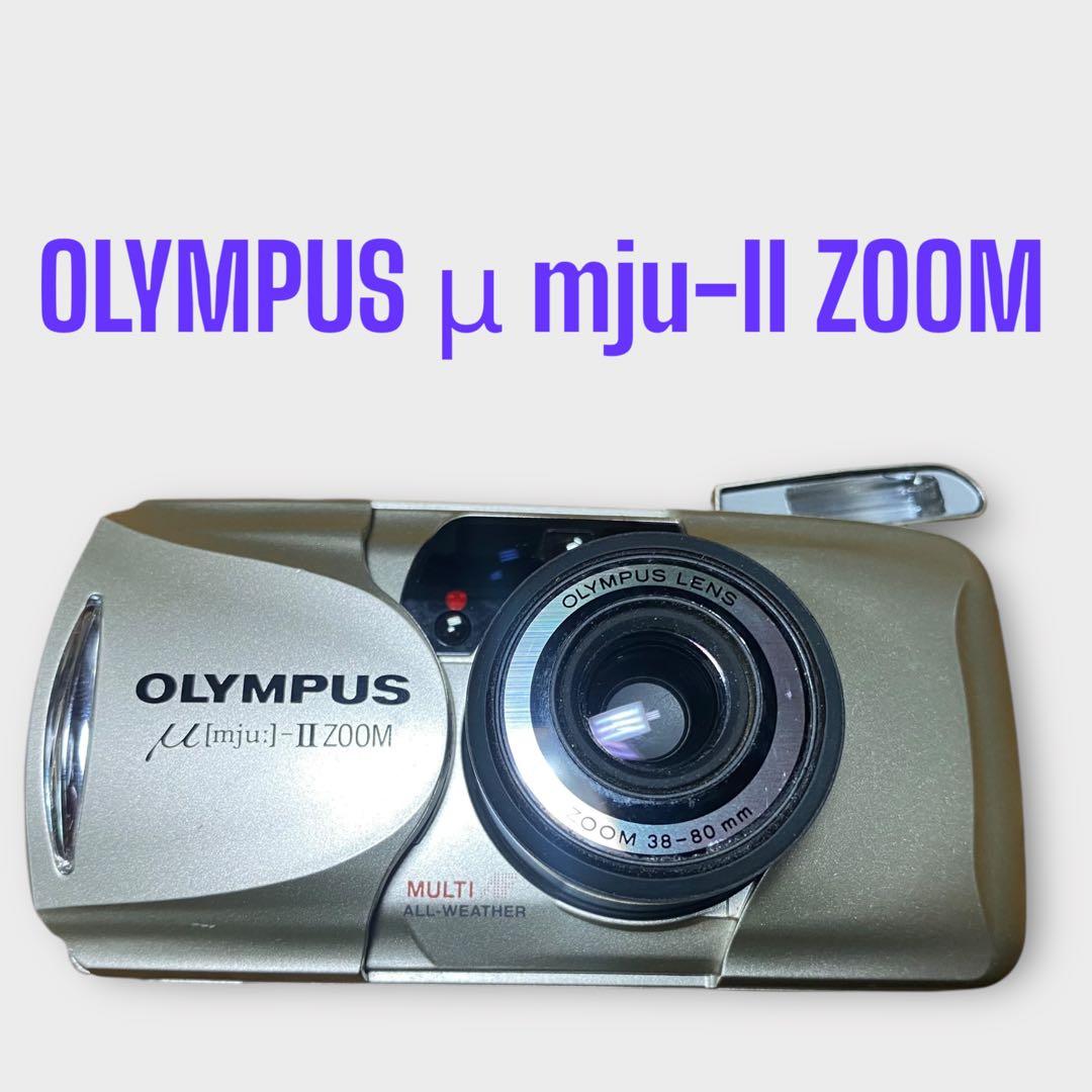 OLYMPUS mju-II ZOOM コンパクトフィルムカメラ