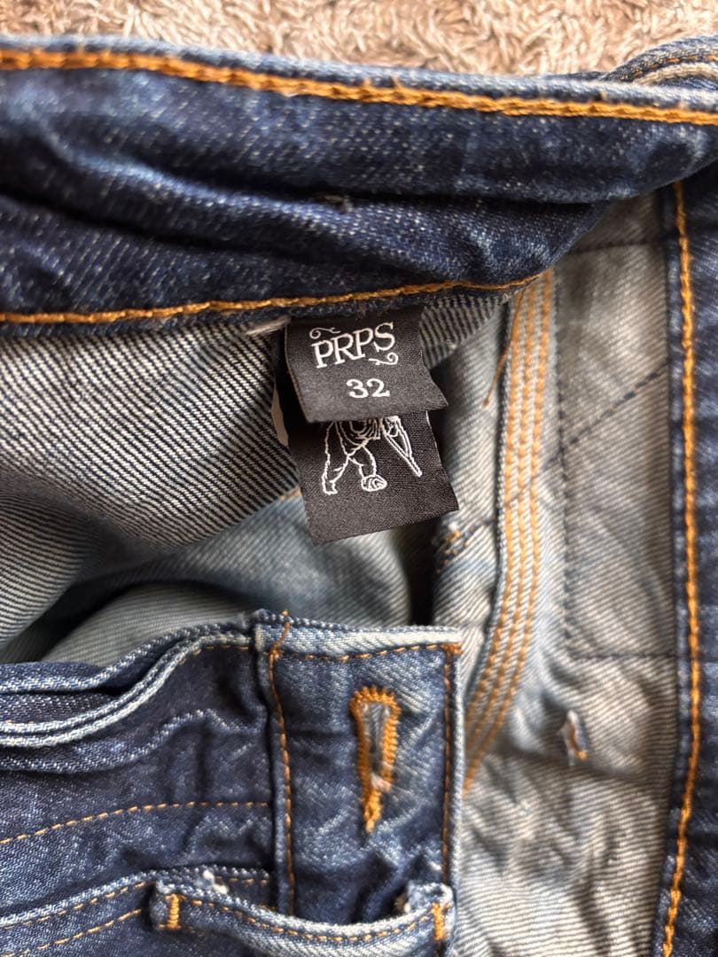 【ryoland 】PRPS 紫製品ピーアールピーエス　デニム　32