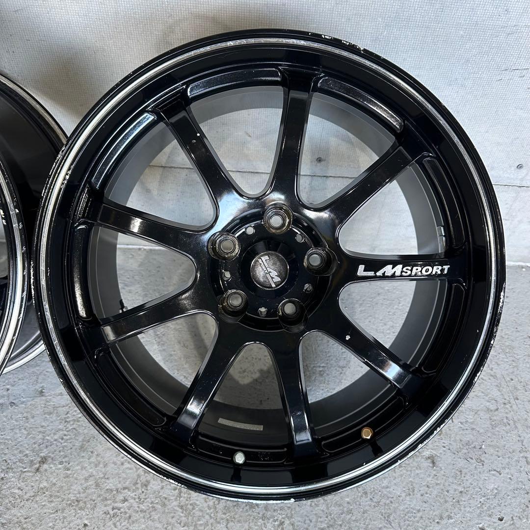 三菱 ランエボⅦ 装着 LM SPORT 18インチ　アルミホイール4本セット