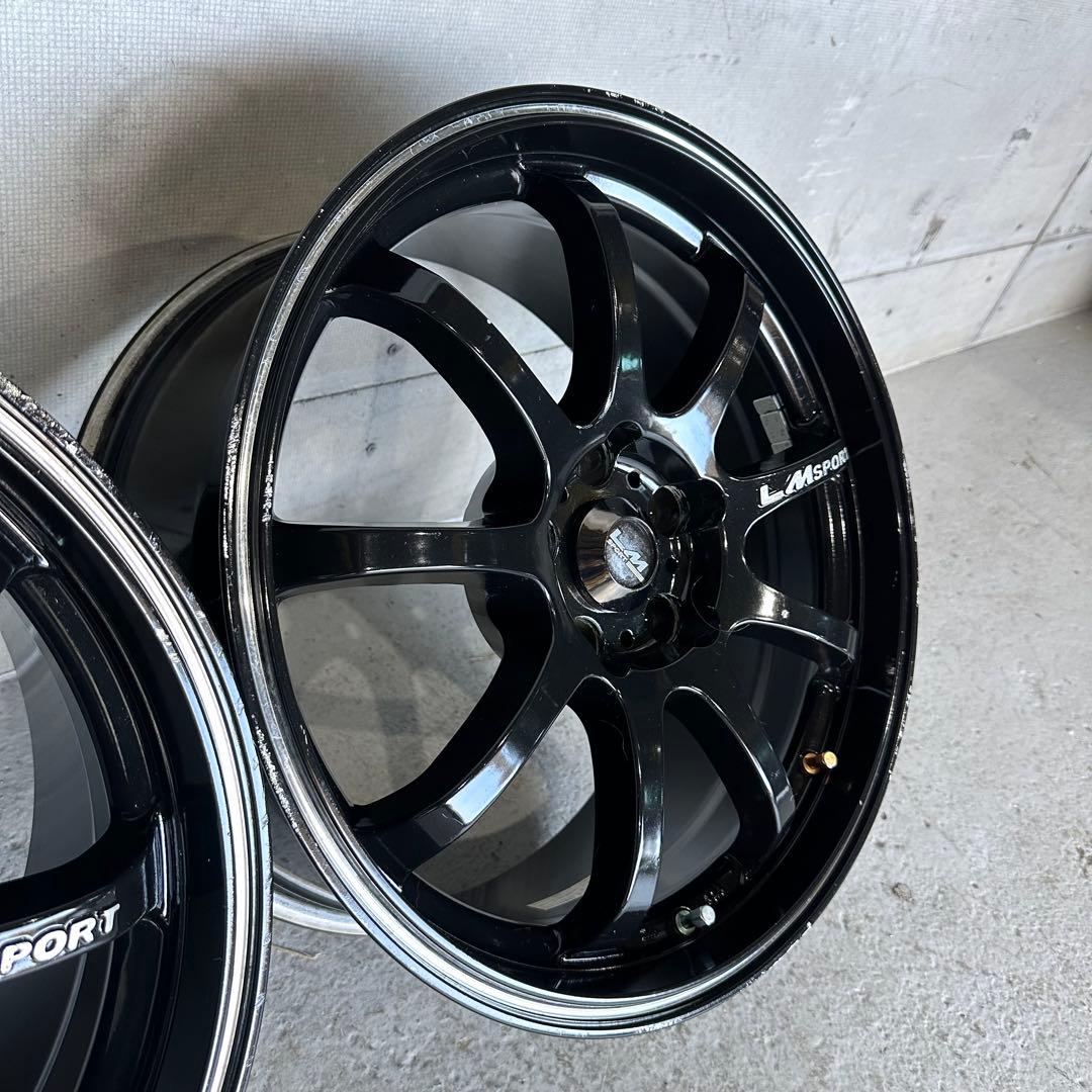 三菱 ランエボⅦ 装着 LM SPORT 18インチ　アルミホイール4本セット