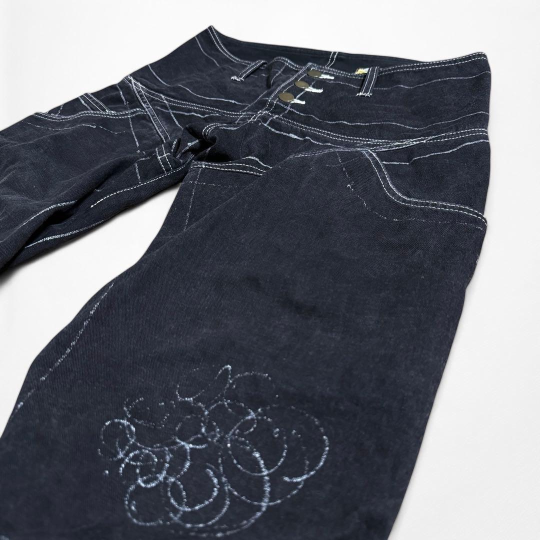 初期 nemeth ハンドペイント 立体裁断 アナトミカルパンツ