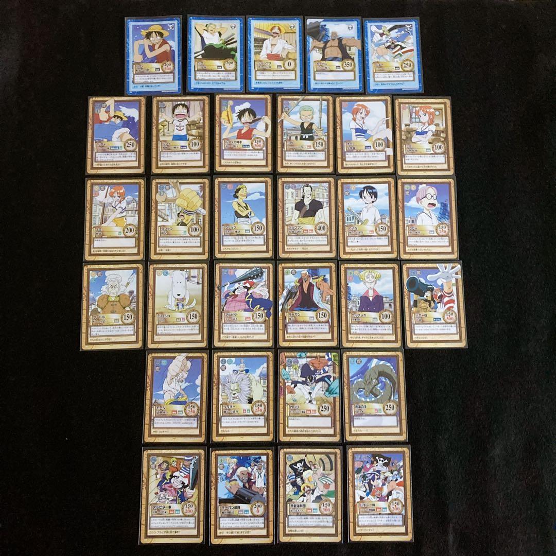 ワンピース カードダス ハイパーバトル1999年製 １弾　ノーマルカード３１枚