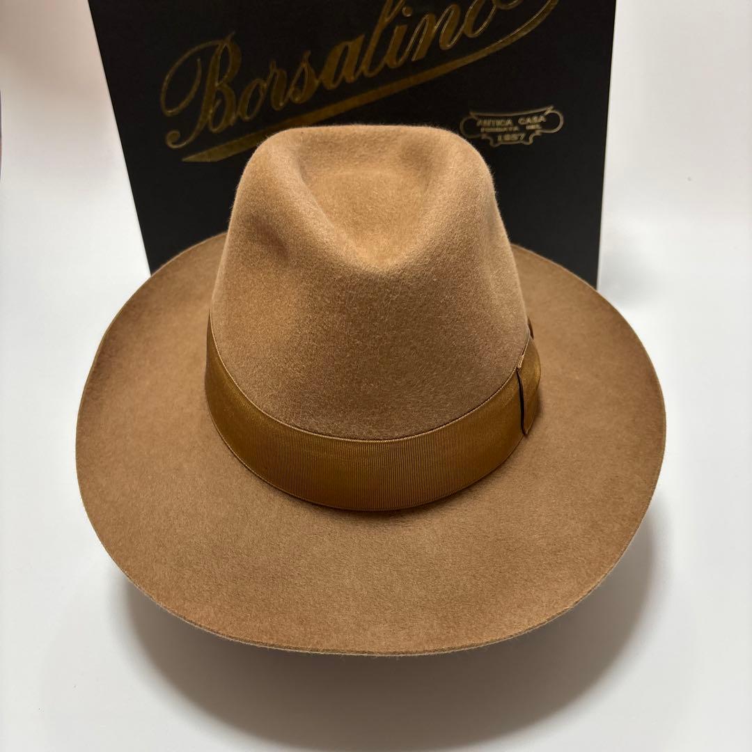 ボルサリーノ　ハット　61 Borsalino 兎　キムタク　ジョニーディップ