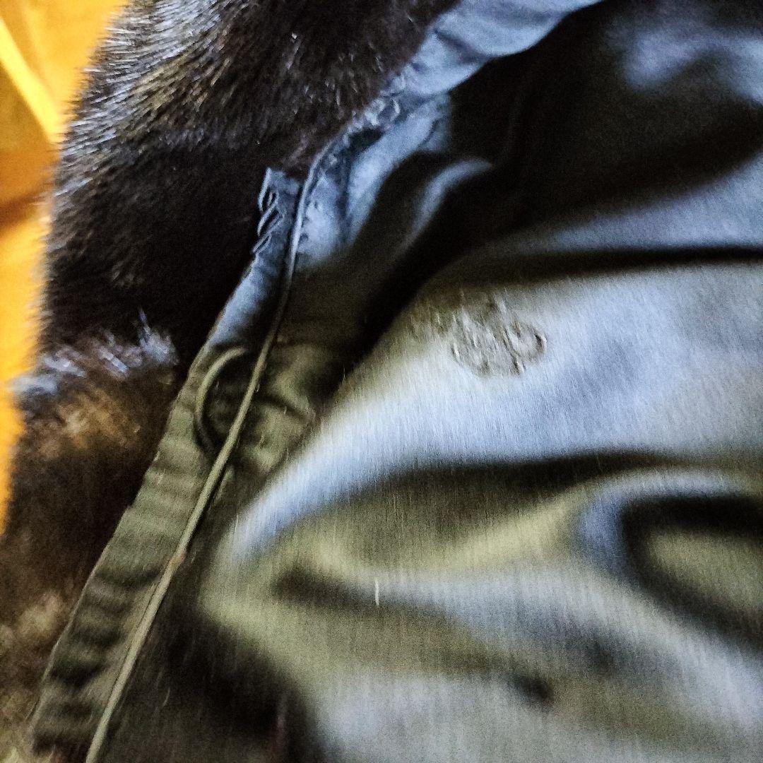 毛皮 ミンク超ロングコート　オーダーメイド　グッチ布内張り　全117cm　M~L