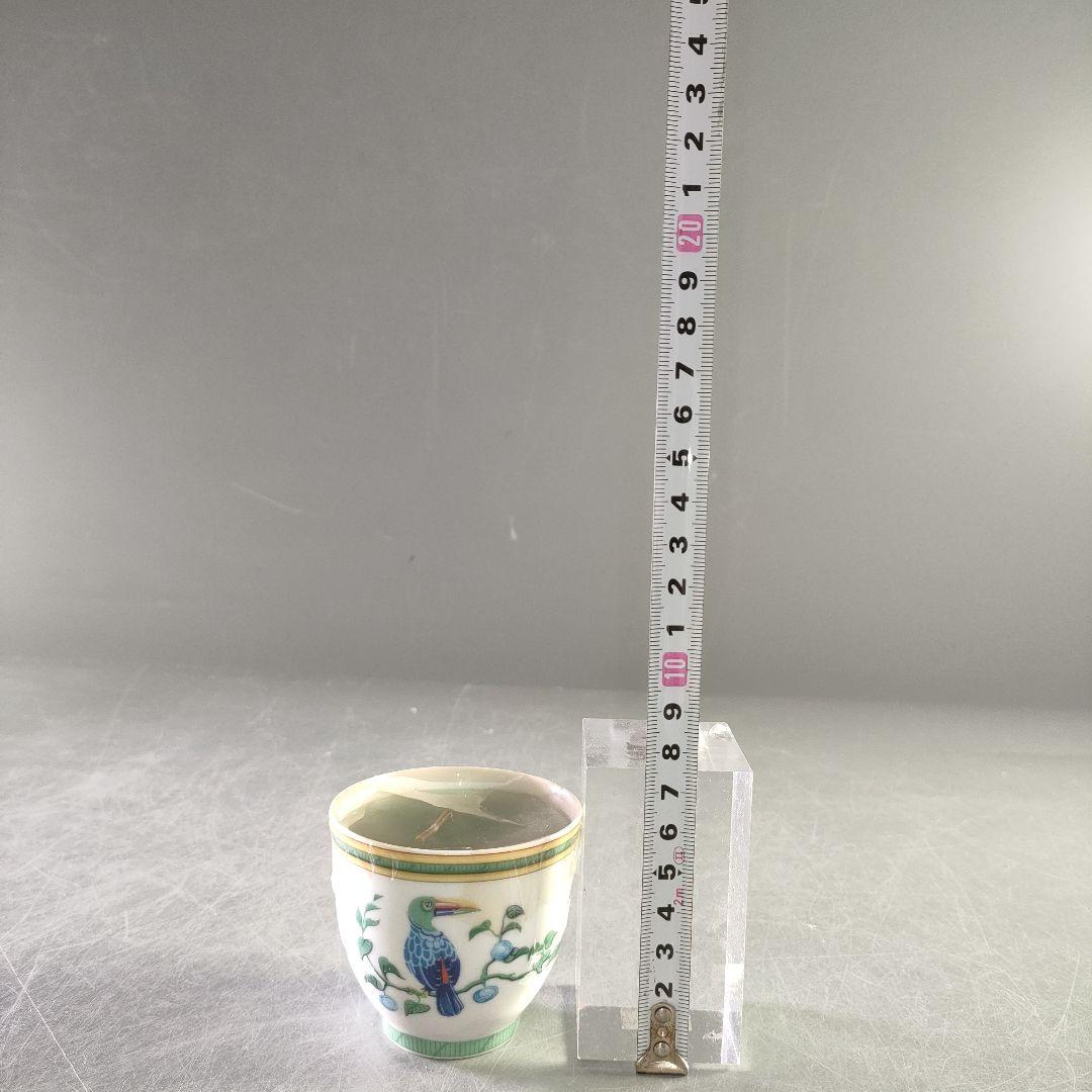 A1202-8/HERMES/エルメス トゥカン/陶器キャンドル/グリーン 鳥/