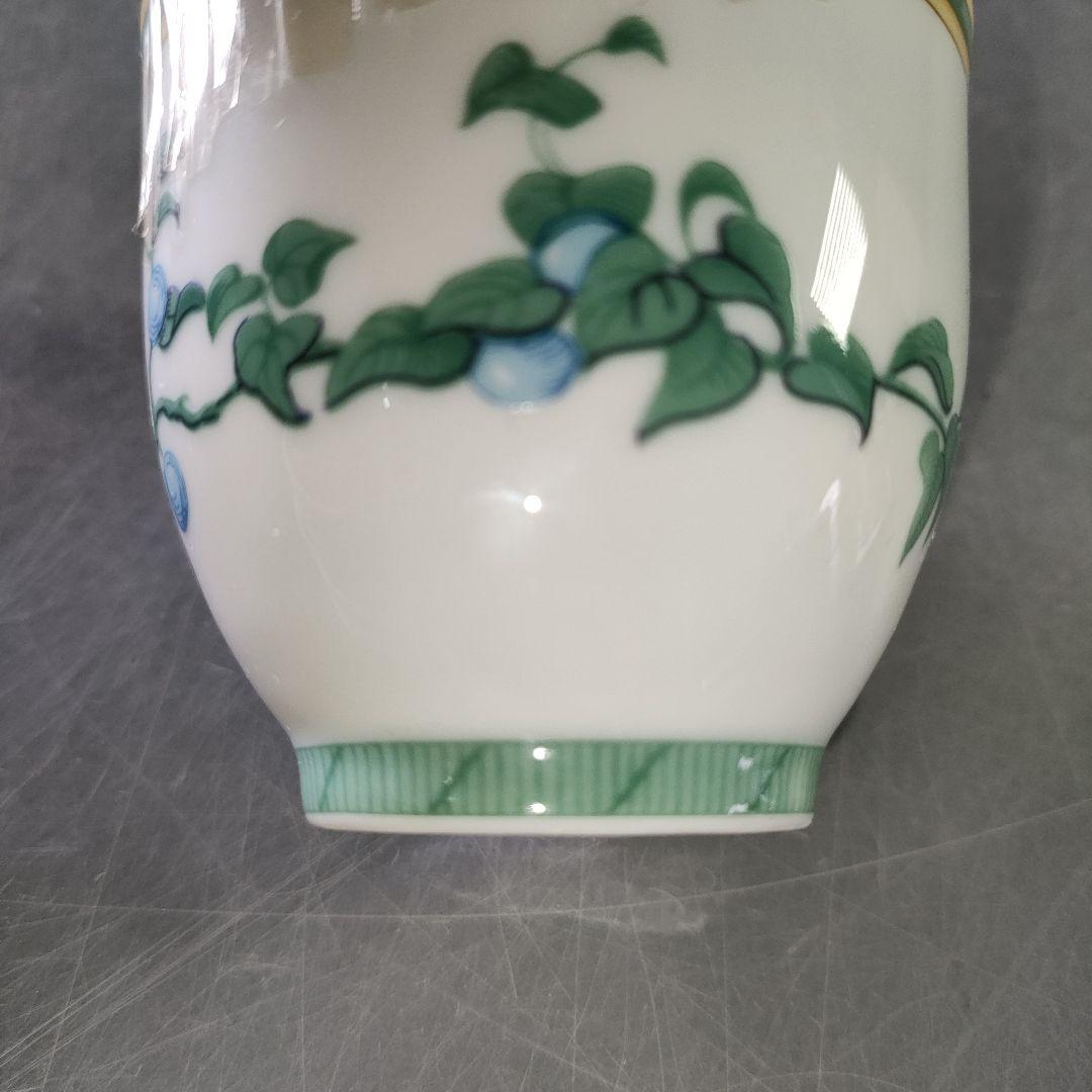 A1202-8/HERMES/エルメス トゥカン/陶器キャンドル/グリーン 鳥/