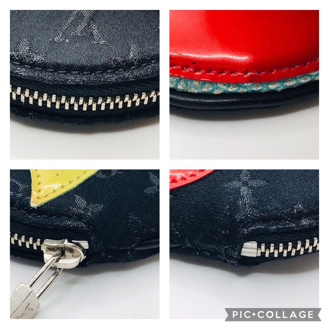 ルイヴィトン✨モノグラムミニ コント ドゥ フェ パース 小銭入れ りんご