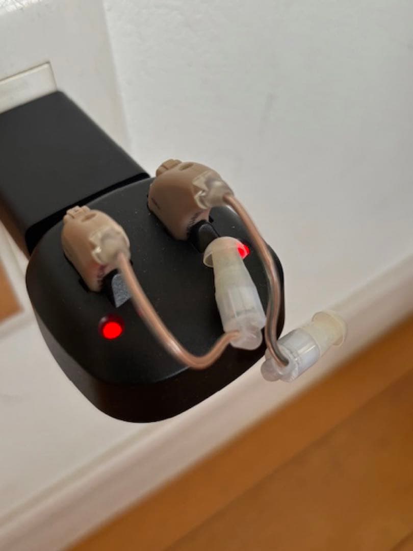 Shop Japanショップジャパン楽ちんヒアリング本体2個セット＋集音器充電式