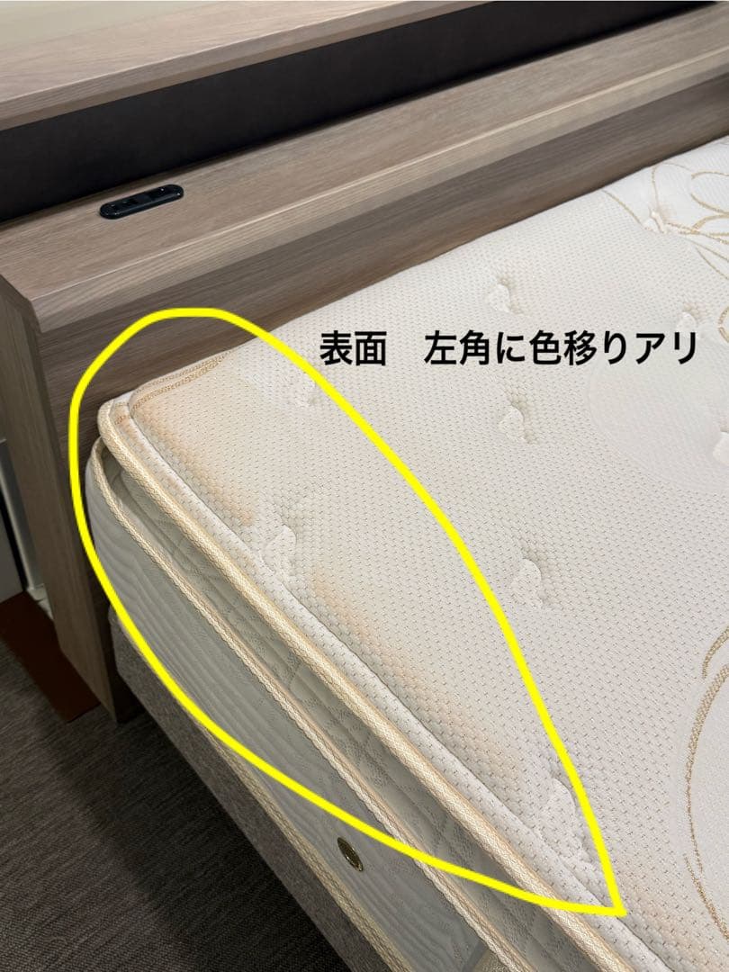 シモンズ ゴールデンバリュー ピロートップ セミダブル マットレス AA2122