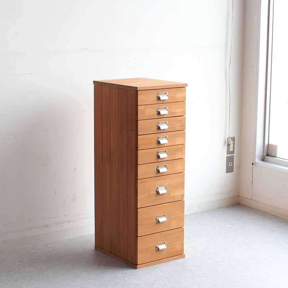 スリムチェスト 9段 書類入れ 小物たんす ZR24433