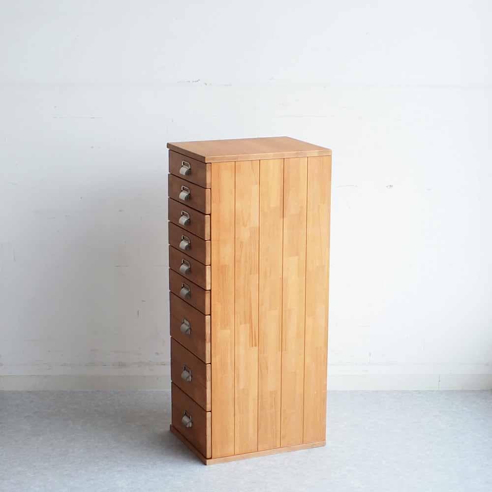 スリムチェスト 9段 書類入れ 小物たんす ZR24433