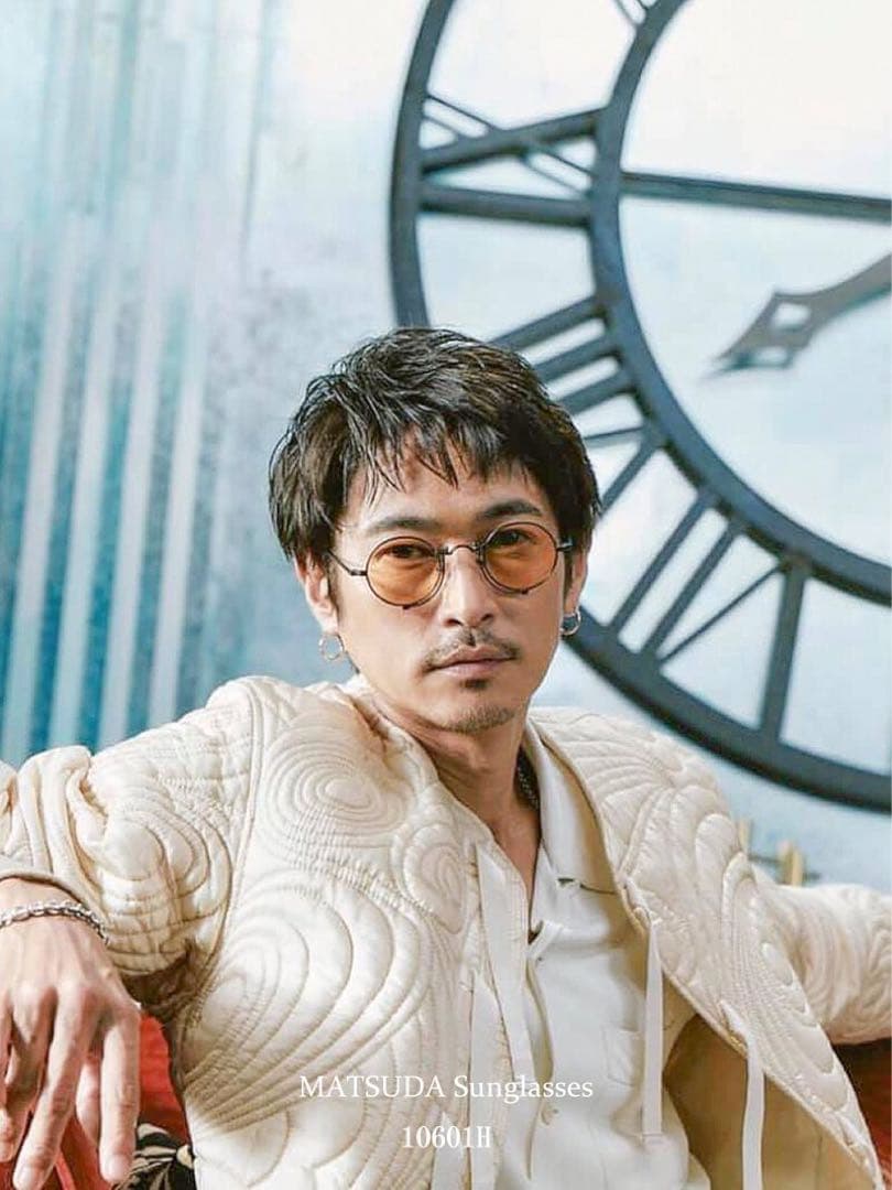 【希少】Matsuda 10601H サングラス レンズ cafe pink