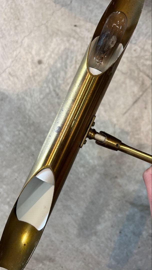 真鍮製ヴィンテージ　壁取り付けライト　洗面台などに