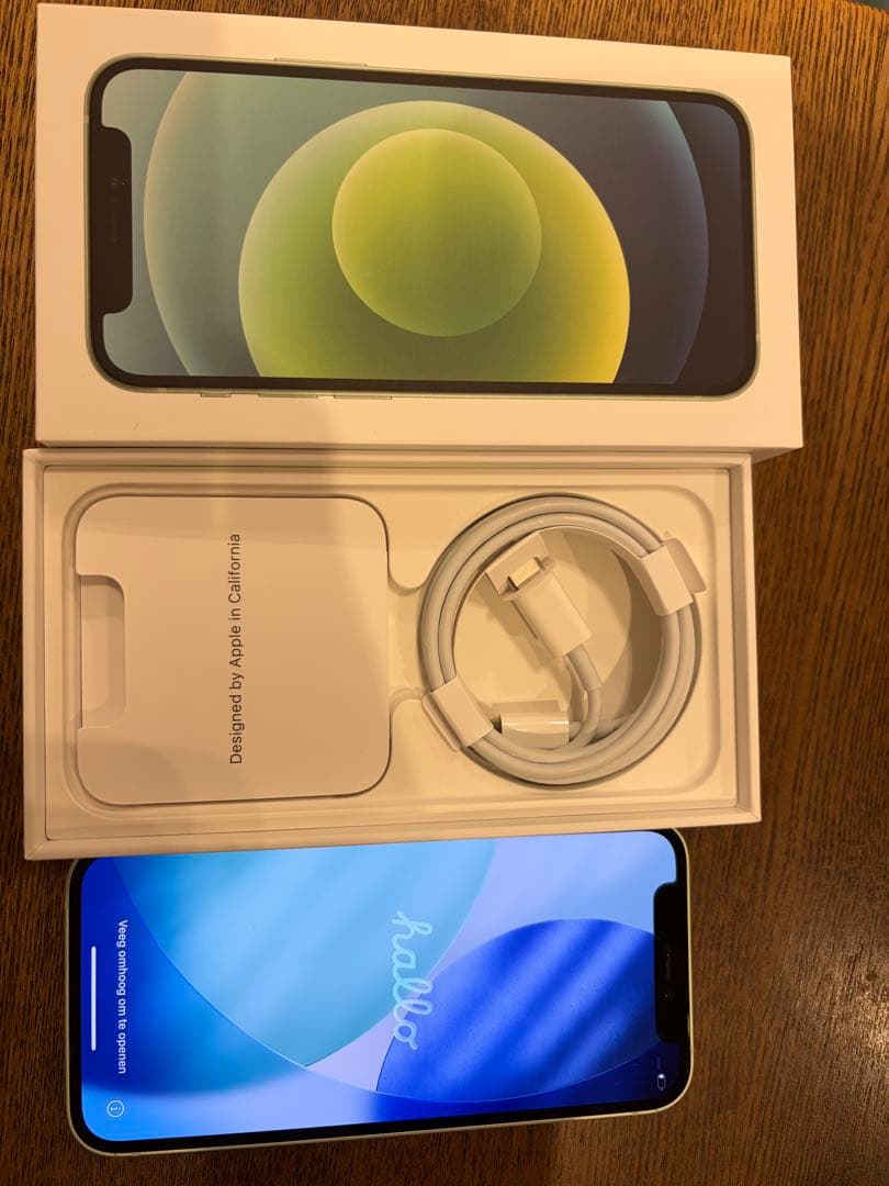 【美品】Apple iPhone 12 mini グリーン本体 箱付き