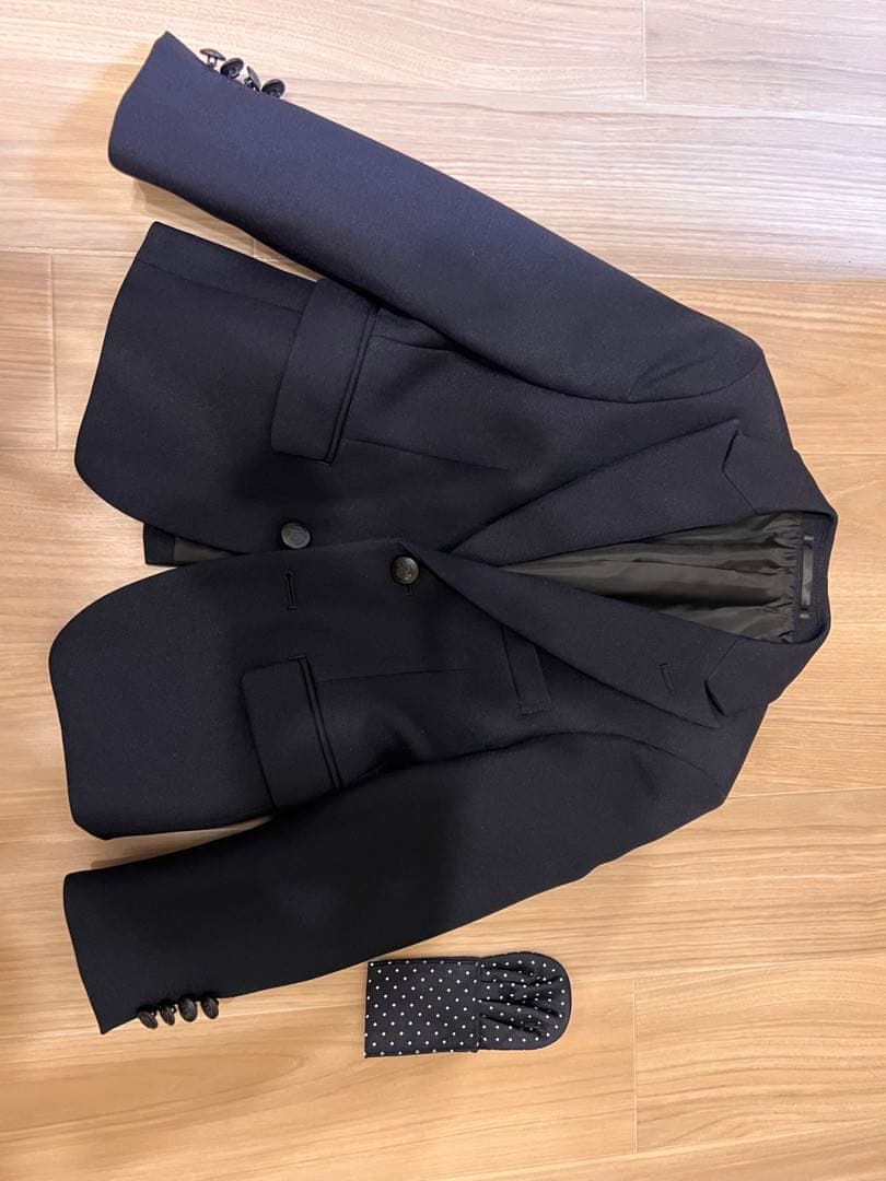 【長ズボン・フルセット】ワンダーファクトリー 110 スーツ 革靴18cm