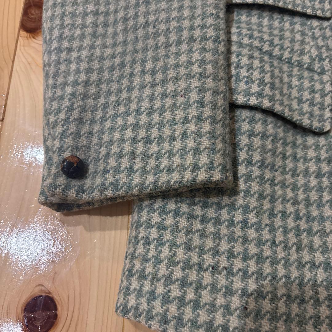 ハリスツイード　テーラードジャケット　古着
