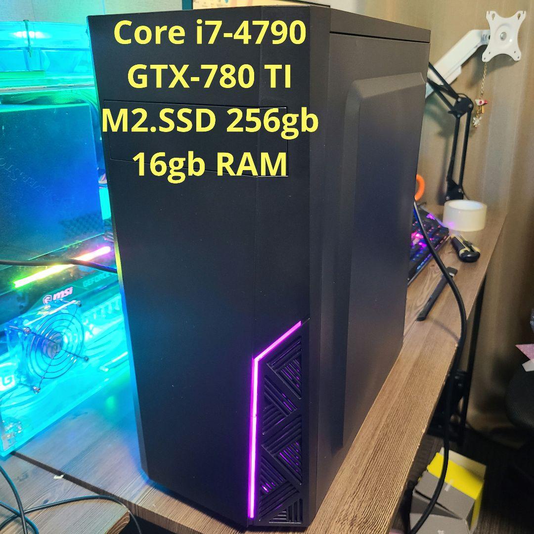 自作ゲーミングパソコン、I7-4790、GTX-780ti、M2.SSD