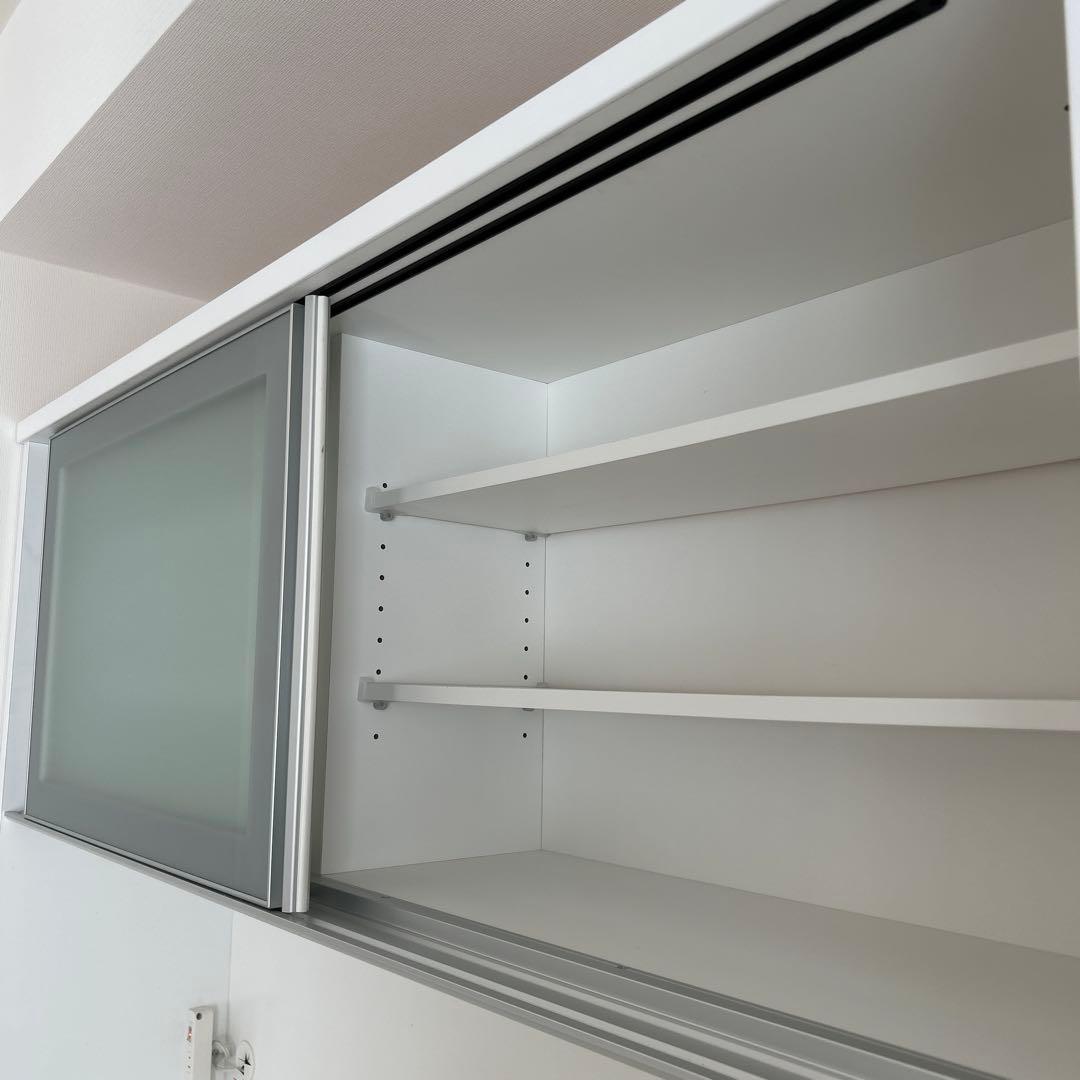 ニトリ ホワイトキッチンボード 食器棚150