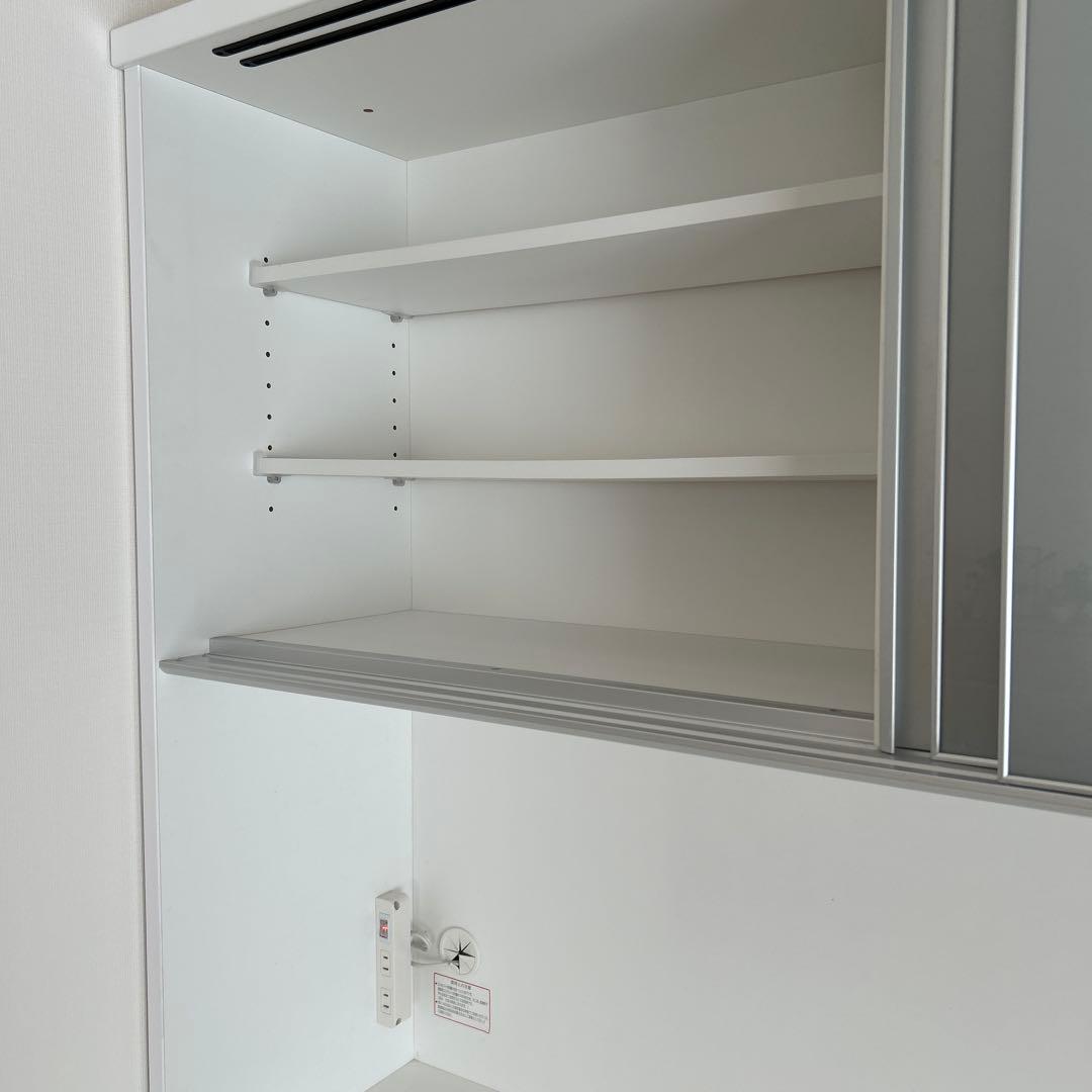 ニトリ ホワイトキッチンボード 食器棚150