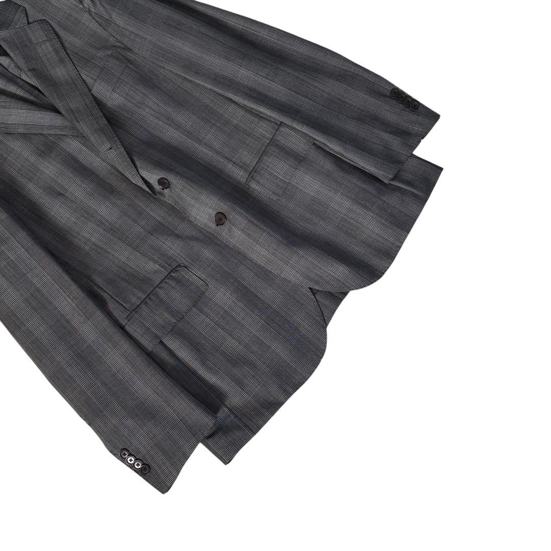 グリーンレーベルリラクシング スリーピース スーツ セットアップ　グレンチェック